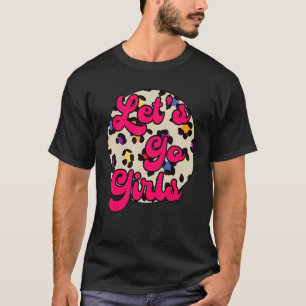 Laten we gaan Meisjes Western Cowgirl Luipaard T-shirt