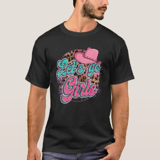 Laten we gaan Meisjes Westerse Cowgirl Hoed Bachel T-shirt