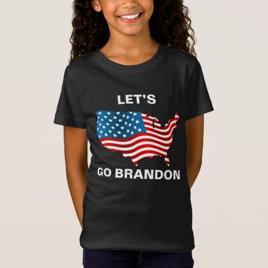 Laten we gaan met brandonmeisjes T-Shirt (Voorkant)