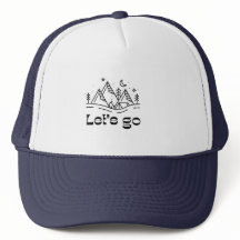 Laten we gaan Mountain Hoed | Avontuur Trucker Cap