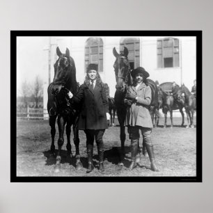Laten we gaan paard Riding 1921 Poster