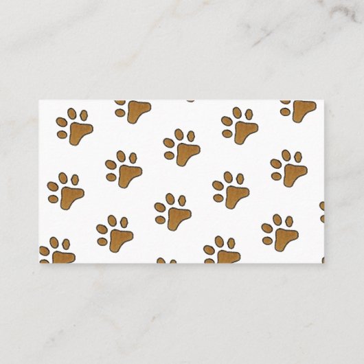 Laten we gaan Pawty Potty Training Rewards Punch K Visitekaartje (Achterkant)