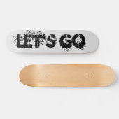 LATEN WE GAAN PERSOONLIJK SKATEBOARD (Horizontaal)