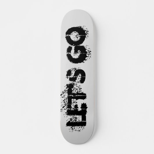 LATEN WE GAAN PERSOONLIJK SKATEBOARD (Voorkant)