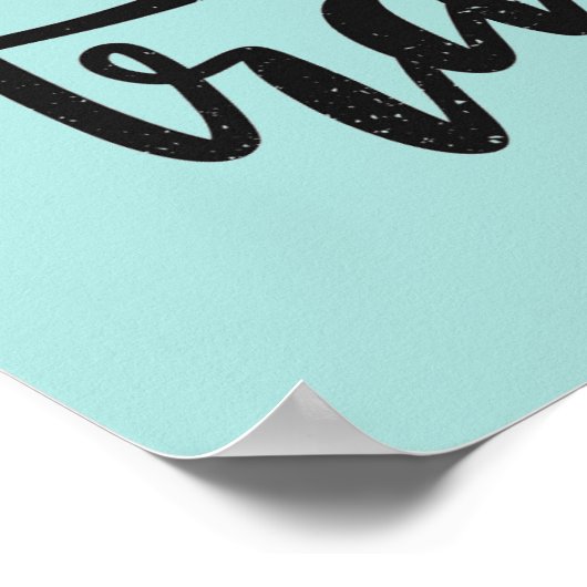 Laten we gaan reizen poster (Hoek)