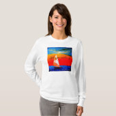Laten we gaan Sailing T-Shirt - Jenny Simon Mercha (Voorkant volledig)