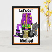 Laten we gaan schoppen | Witch's Broom Kaart (Gele Bloem)