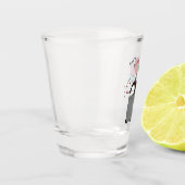 Laten we gaan. shot glas (Links)