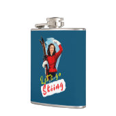 Laten we gaan skiën heupfles (Links)