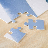 Laten we gaan skiën | Waterverf in de winter Legpuzzel (Zijkant)