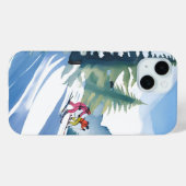 Laten we gaan skiën | Winter Waterverf Case-Mate iPhone Case (Achterkant (horizontaal))