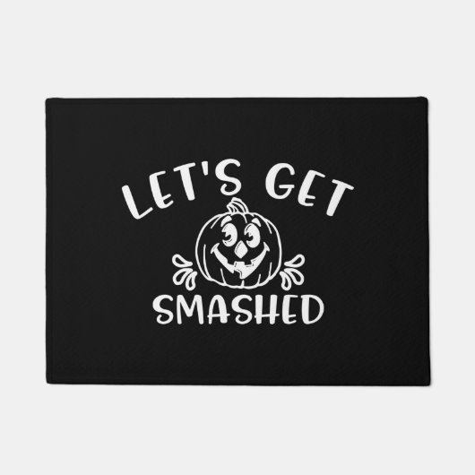 Laten we gaan snuffelen. Een Thanksgiving pompoeno Deurmat (Voorkant)