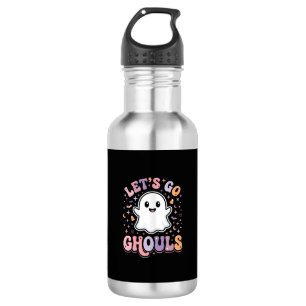 Laten we gaan spoken Schattig Halloween spook graf Waterfles