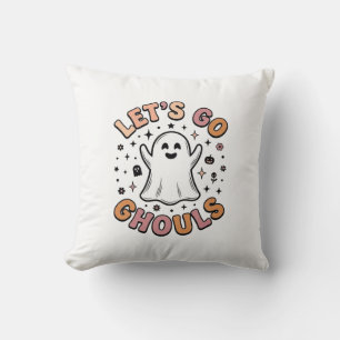 Laten we gaan spoken Schattig Halloween spookje Kussen