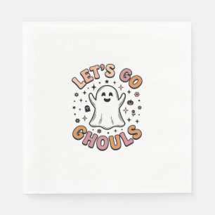 Laten we gaan spoken Schattig Halloween spookje  Servet