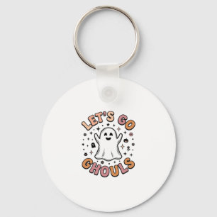 Laten we gaan spoken Schattig Halloween spookje  Sleutelhanger