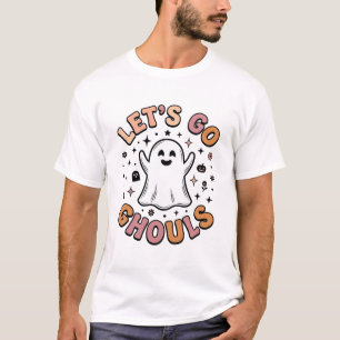 Laten we gaan spoken Schattig Halloween spookje  T-shirt