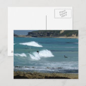 Laten we gaan surfen! briefkaart (Voorkant / Achterkant)