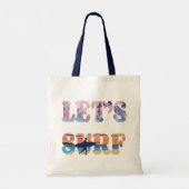 Laten we gaan surfen  tote bag (Achterkant)
