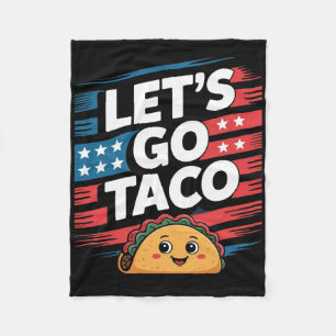 Laten we gaan Taco altijd laat het afweten Taco Gr Fleece Deken