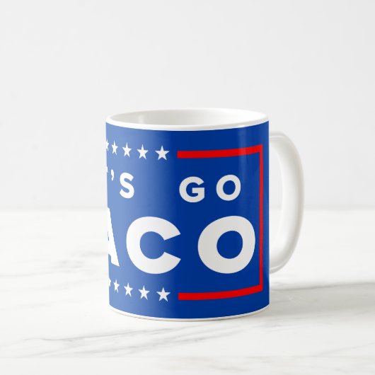 Laten we gaan Taco Coffee Mok (Voorkant rechts)