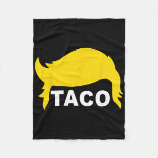 Laten we gaan Taco Funny Taco Hair Fleece Deken