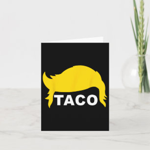 Laten we gaan Taco Funny Taco Hair Kaart