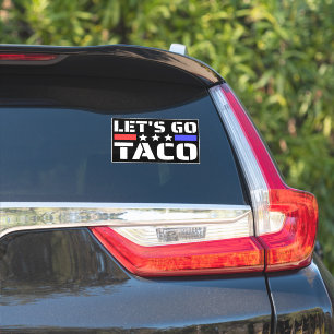 Laten we gaan Taco Funny Tacos Sticker