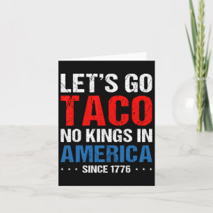 Laten we gaan Taco geen koningen in Amerika sinds Kaart