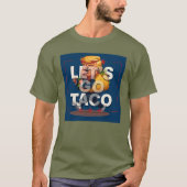 Laten we gaan TACO! Grappig Patriottisch Trump Tac T-shirt (Voorkant)