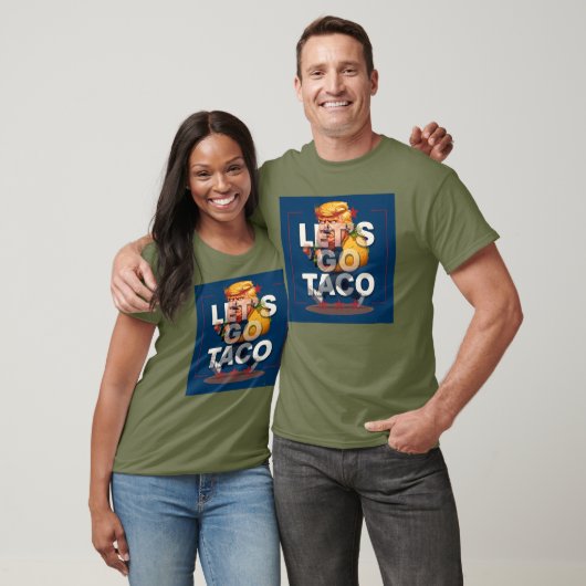 Laten we gaan TACO! Grappig Patriottisch Trump Tac T-shirt (Unisex)