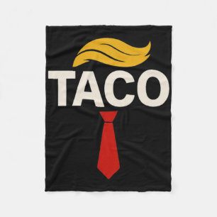 Laten we gaan Taco grappig Trump altijd kneus _3 Fleece Deken