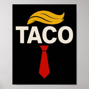 Laten we gaan Taco grappig Trump altijd kneust 29  Poster