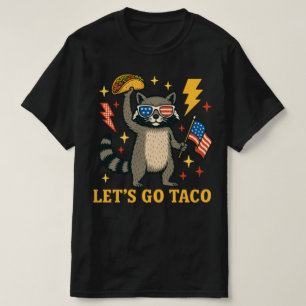 Laten we gaan Taco Grappige T.A.C.O Trump 4 juli W T-shirt