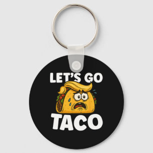 Laten we gaan Taco Grappige Taco Dinsdag Taco Lief Sleutelhanger