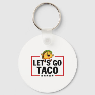 Laten we gaan Taco Grappige Trump Ontwijkt Altijd  Sleutelhanger
