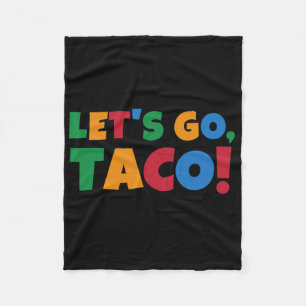 Laten we gaan Taco' Kip Trump Tarief Fleece Deken