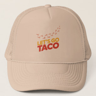 Laten we gaan TACO kip voetafdrukken Trucker Pet