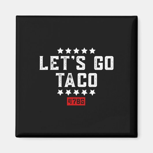 Laten we gaan Taco &#; Magneet (Voorkant)