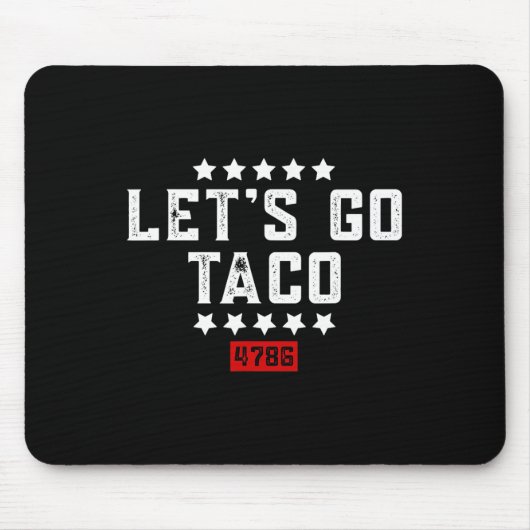 Laten we gaan Taco &# Muismat (Voorkant)