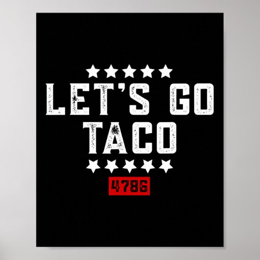 Laten we gaan Taco &#; Poster (Voorkant)