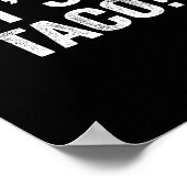 Laten we gaan Taco &# Poster (Hoek)