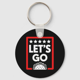 Laten we gaan Taco Shirten Sleutelhanger