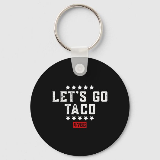 Laten we gaan Taco &# Sleutelhanger (Voorkant)