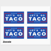 Laten we gaan Taco Sticker (Vel)