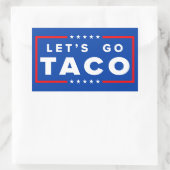Laten we gaan Taco Sticker (Tas)