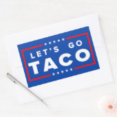 Laten we gaan Taco Sticker (Envelop)