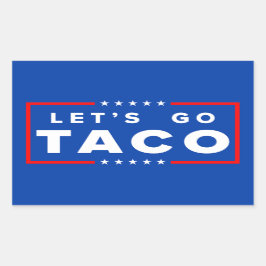 Laten we gaan Taco Sticker