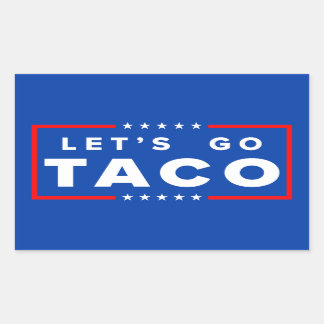 Laten we gaan Taco Sticker