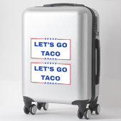 Laten we gaan Taco Stickers (Koffer)